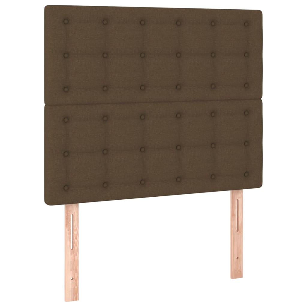 Hoofdborden 2 st 90x5x78/88 cm stof donkerbruin Hoofdborden en voetborden | Creëer jouw Trendy Thuis | Gratis bezorgd & Retour | Trendy.nl