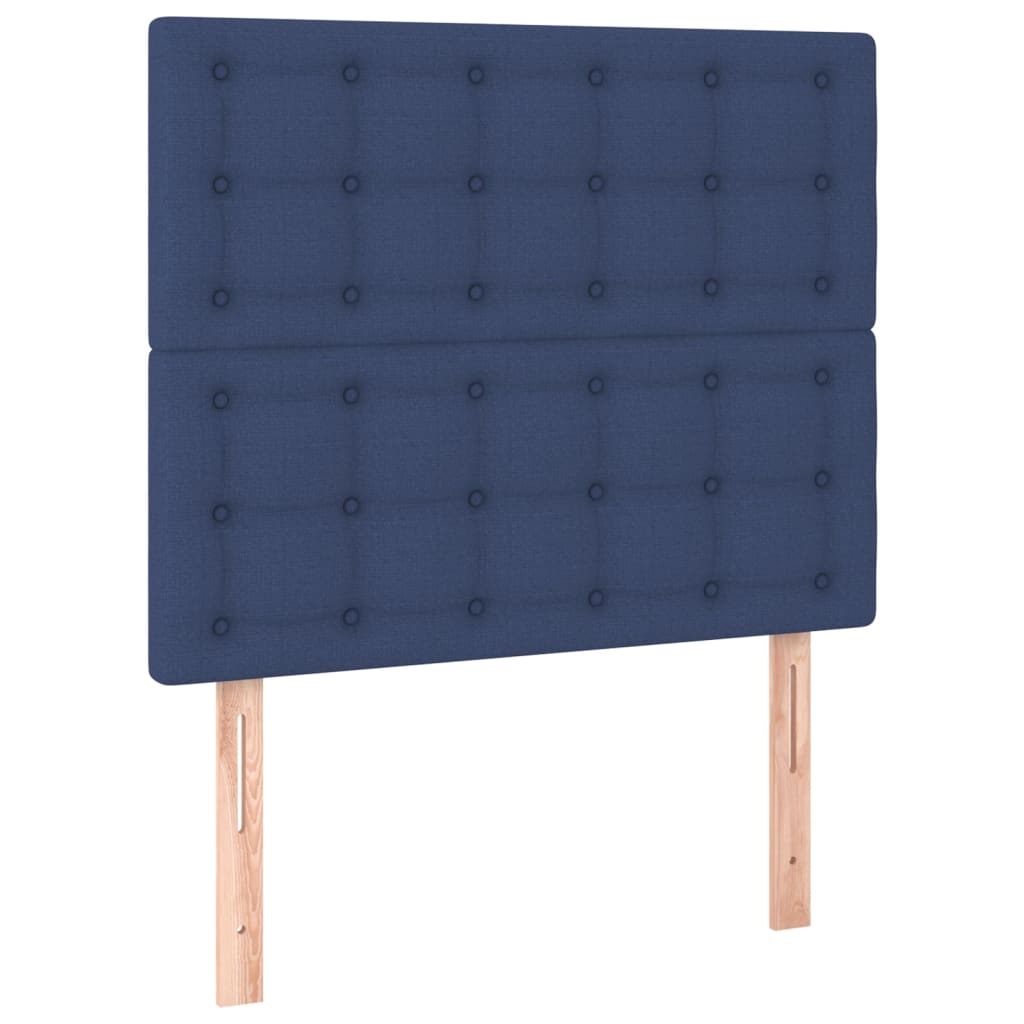 Hoofdborden 2 st 100x5x78/88 cm stof blauw Hoofdborden en voetborden | Creëer jouw Trendy Thuis | Gratis bezorgd & Retour | Trendy.nl