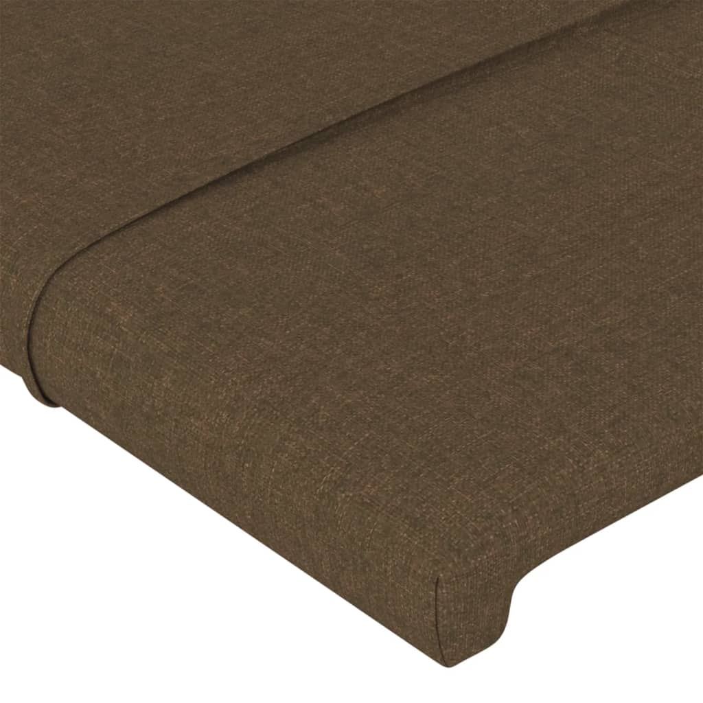 Hoofdbord met randen 83x23x78/88 cm stof donkerbruin Hoofdborden en voetborden | Creëer jouw Trendy Thuis | Gratis bezorgd & Retour | Trendy.nl