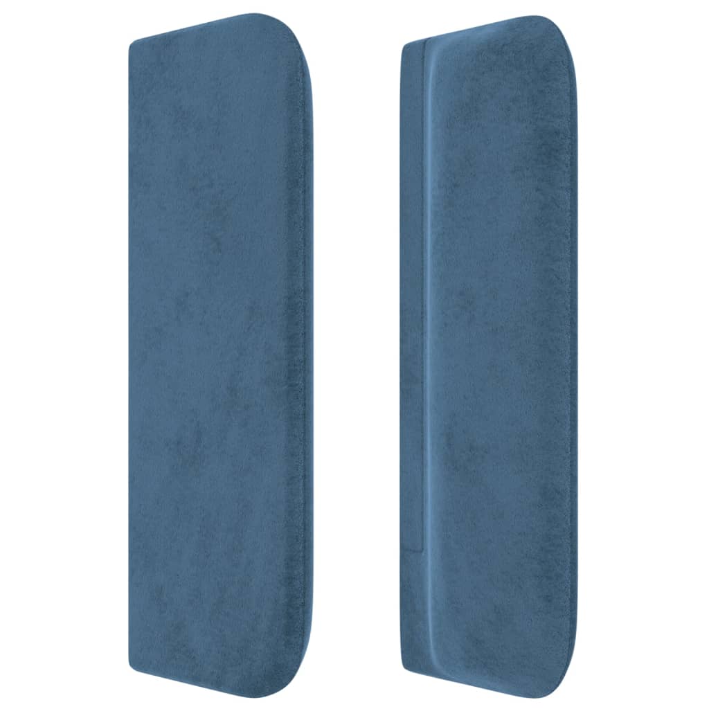 Hoofdbord met randen 93x16x78/88 cm fluweel donkerblauw Hoofdborden en voetborden | Creëer jouw Trendy Thuis | Gratis bezorgd & Retour | Trendy.nl