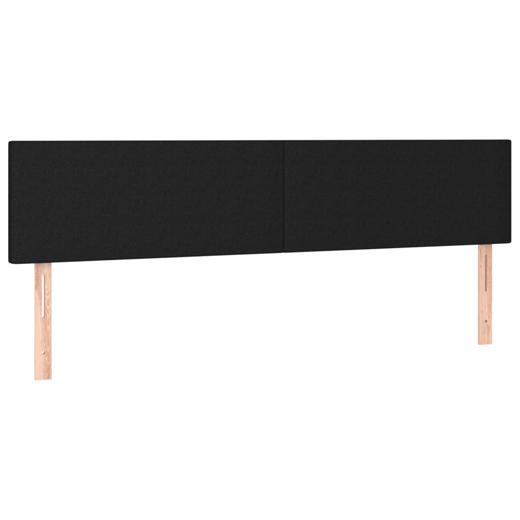 Hoofdbord LED 160x5x78/88 cm stof zwart Hoofdborden en voetborden | Creëer jouw Trendy Thuis | Gratis bezorgd & Retour | Trendy.nl