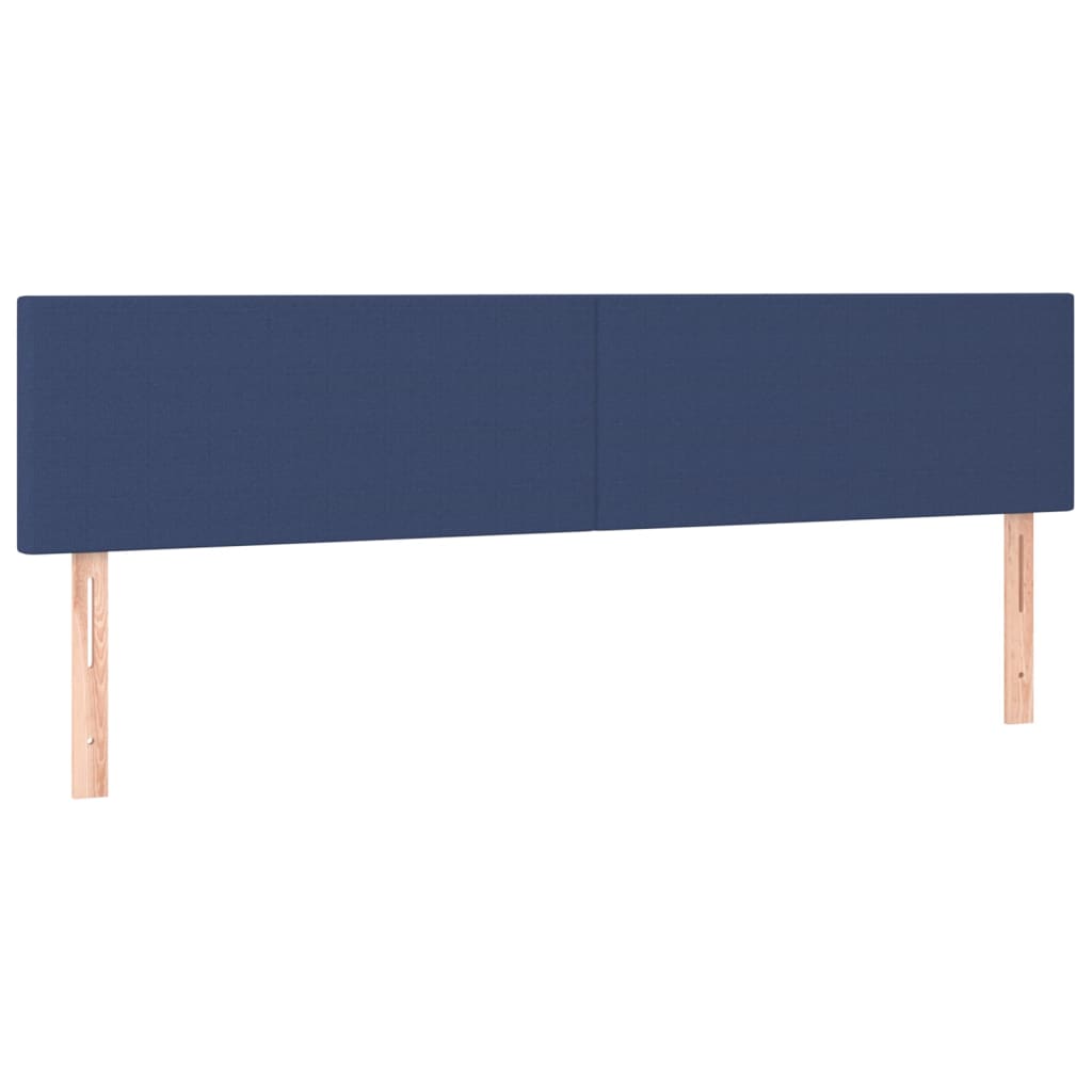 Hoofdbord LED 160x5x78/88 cm stof blauw Hoofdborden en voetborden | Creëer jouw Trendy Thuis | Gratis bezorgd & Retour | Trendy.nl