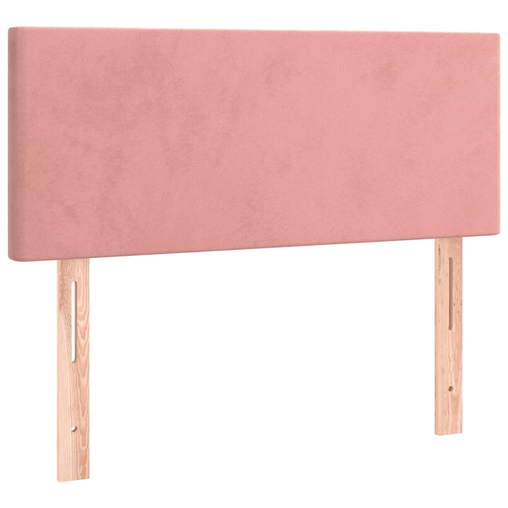 Hoofdbord LED 90x5x78/88 cm fluweel roze Hoofdborden en voetborden | Creëer jouw Trendy Thuis | Gratis bezorgd & Retour | Trendy.nl