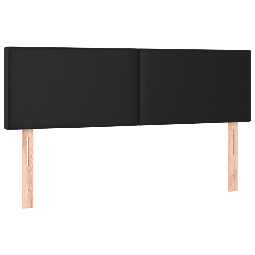 Hoofdbord LED 144x5x78/88 cm kunstleer zwart Hoofdborden en voetborden | Creëer jouw Trendy Thuis | Gratis bezorgd & Retour | Trendy.nl