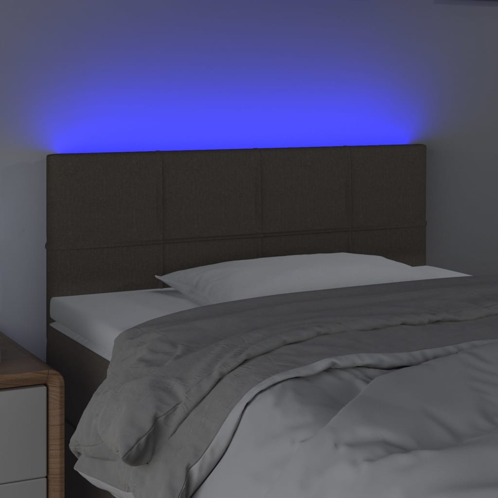 Hoofdbord LED 90x5x78/88 cm stof taupe Hoofdborden en voetborden | Creëer jouw Trendy Thuis | Gratis bezorgd & Retour | Trendy.nl