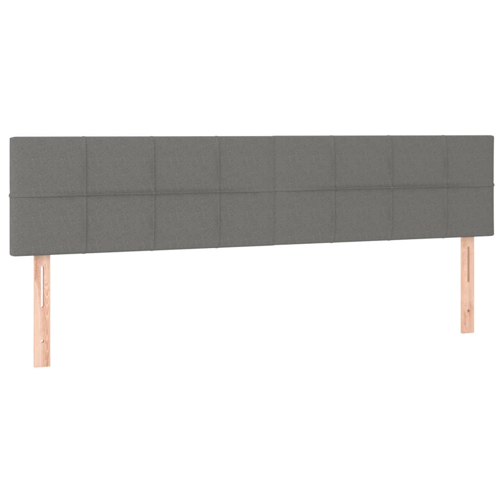 Hoofdbord LED 180x5x78/88 cm stof donkergrijs Hoofdborden en voetborden | Creëer jouw Trendy Thuis | Gratis bezorgd & Retour | Trendy.nl