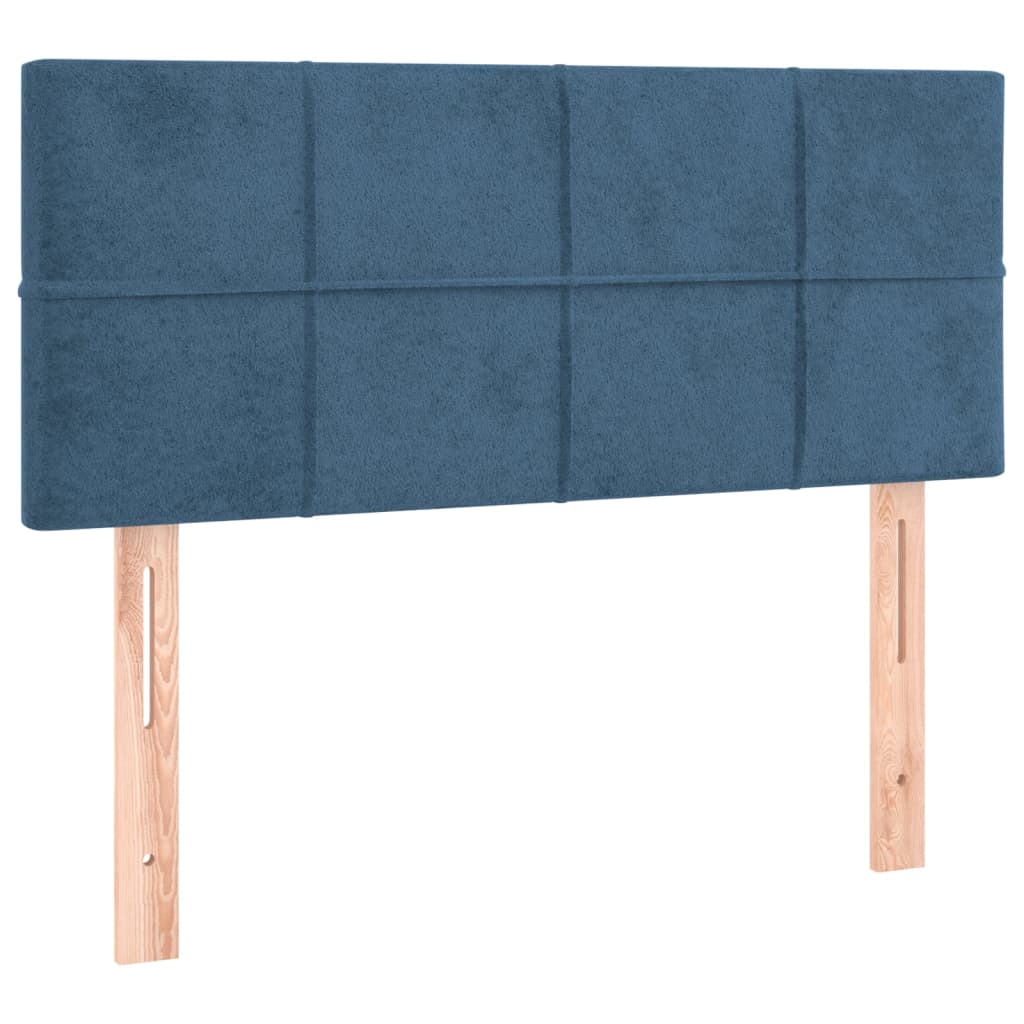 Hoofdbord LED 90x5x78/88 cm fluweel donkerblauw Hoofdborden en voetborden | Creëer jouw Trendy Thuis | Gratis bezorgd & Retour | Trendy.nl