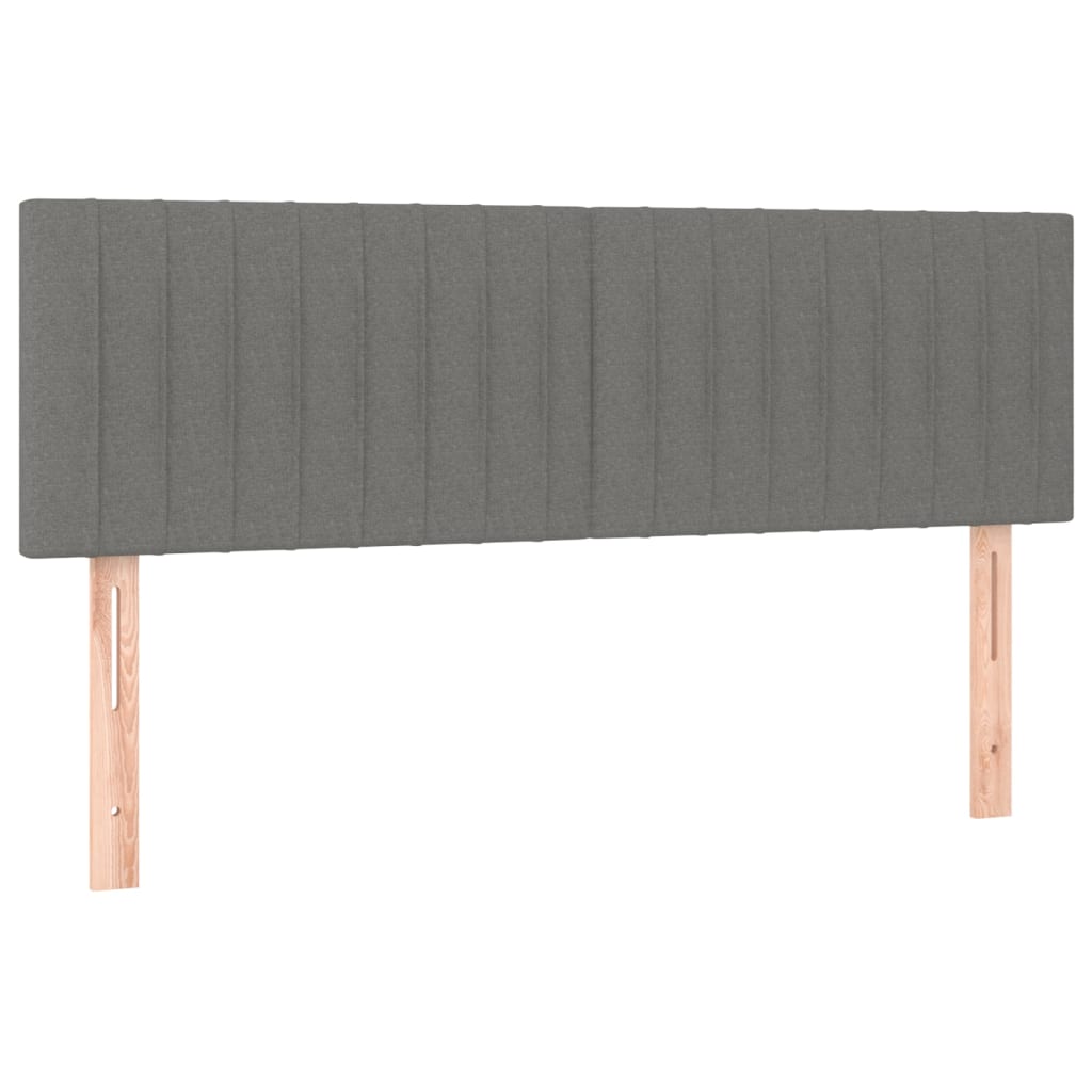 Hoofdbord LED 144x5x78/88 cm stof donkergrijs Hoofdborden en voetborden | Creëer jouw Trendy Thuis | Gratis bezorgd & Retour | Trendy.nl