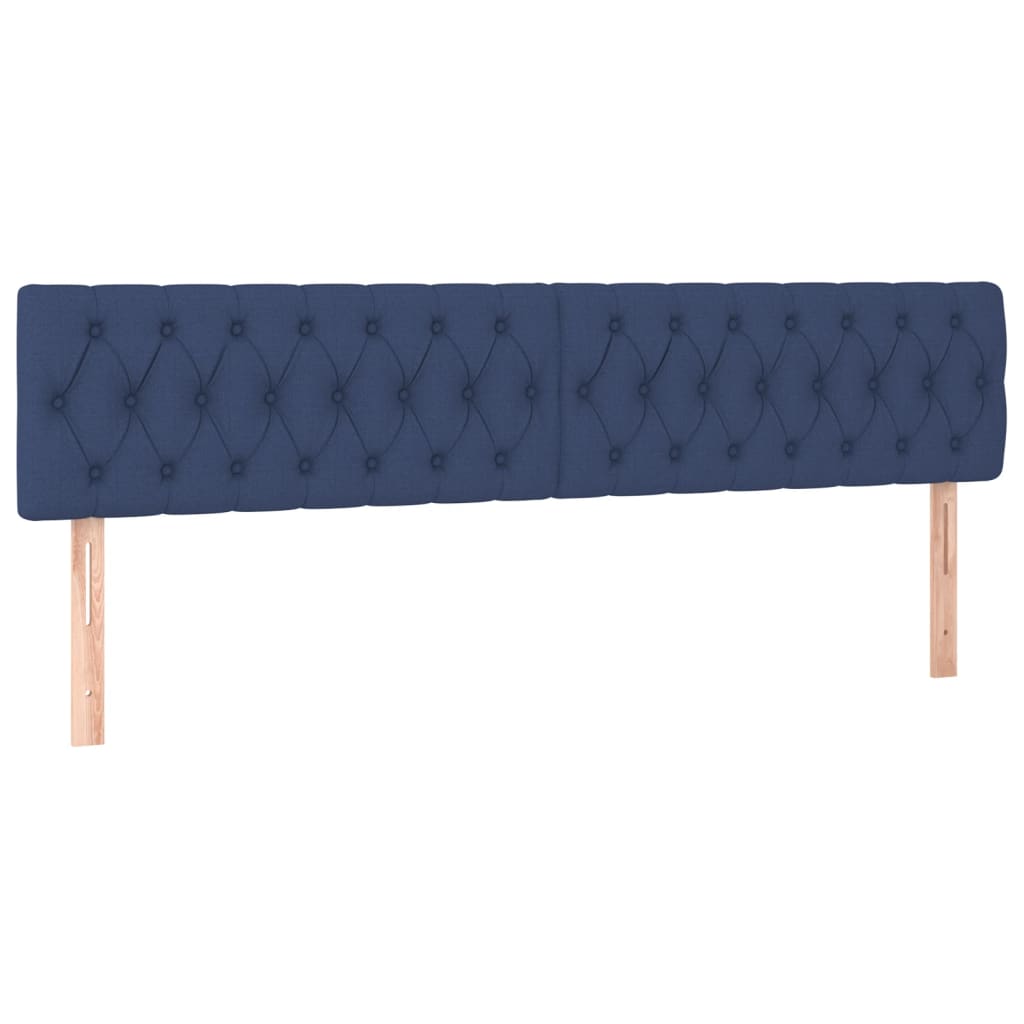 Hoofdbord LED 200x7x78/88 cm stof blauw Hoofdborden en voetborden | Creëer jouw Trendy Thuis | Gratis bezorgd & Retour | Trendy.nl