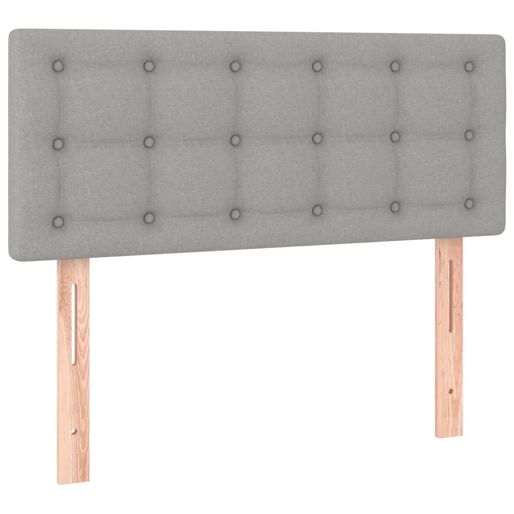 Hoofdbord LED 90x5x78/88 cm stof lichtgrijs Hoofdborden en voetborden | Creëer jouw Trendy Thuis | Gratis bezorgd & Retour | Trendy.nl