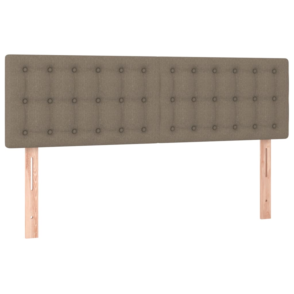 Hoofdbord LED 144x5x78/88 cm stof taupe Hoofdborden en voetborden | Creëer jouw Trendy Thuis | Gratis bezorgd & Retour | Trendy.nl