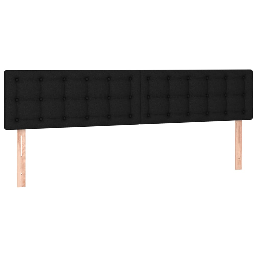 Hoofdbord LED 180x5x78/88 cm stof zwart Hoofdborden en voetborden | Creëer jouw Trendy Thuis | Gratis bezorgd & Retour | Trendy.nl