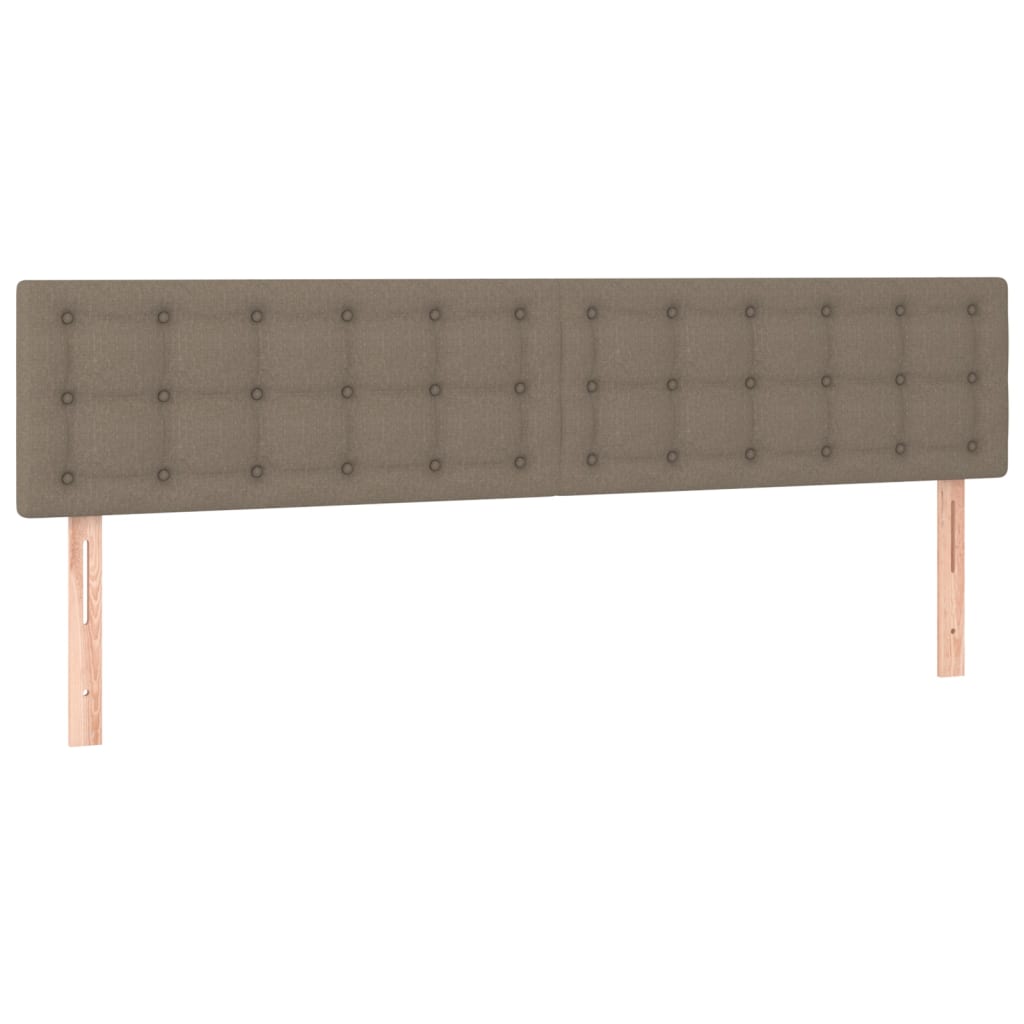 Hoofdbord LED 180x5x78/88 cm stof taupe Hoofdborden en voetborden | Creëer jouw Trendy Thuis | Gratis bezorgd & Retour | Trendy.nl