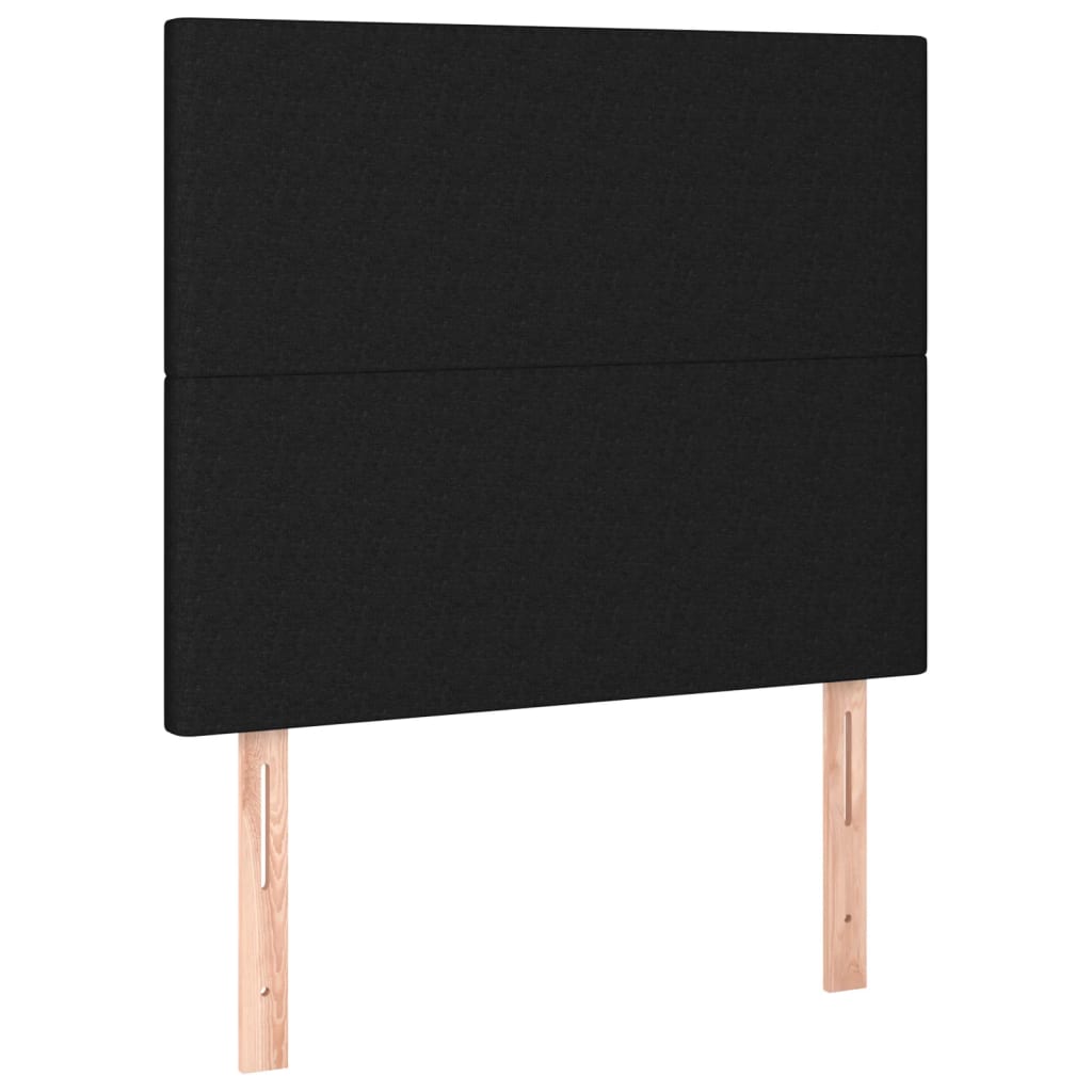 Hoofdbord LED 90x5x118/128 cm stof zwart Hoofdborden en voetborden | Creëer jouw Trendy Thuis | Gratis bezorgd & Retour | Trendy.nl