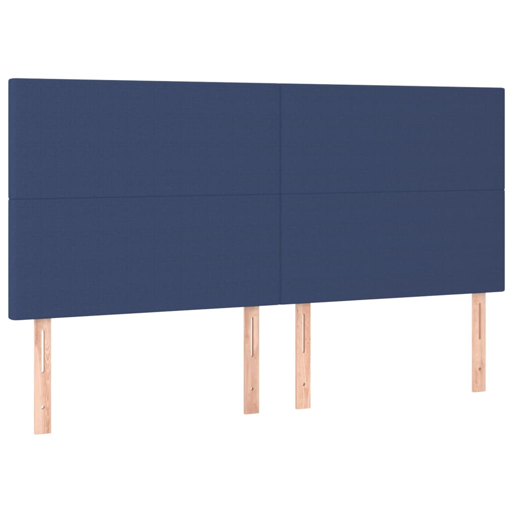 Hoofdbord LED 180x5x118/128 cm stof blauw Hoofdborden en voetborden | Creëer jouw Trendy Thuis | Gratis bezorgd & Retour | Trendy.nl