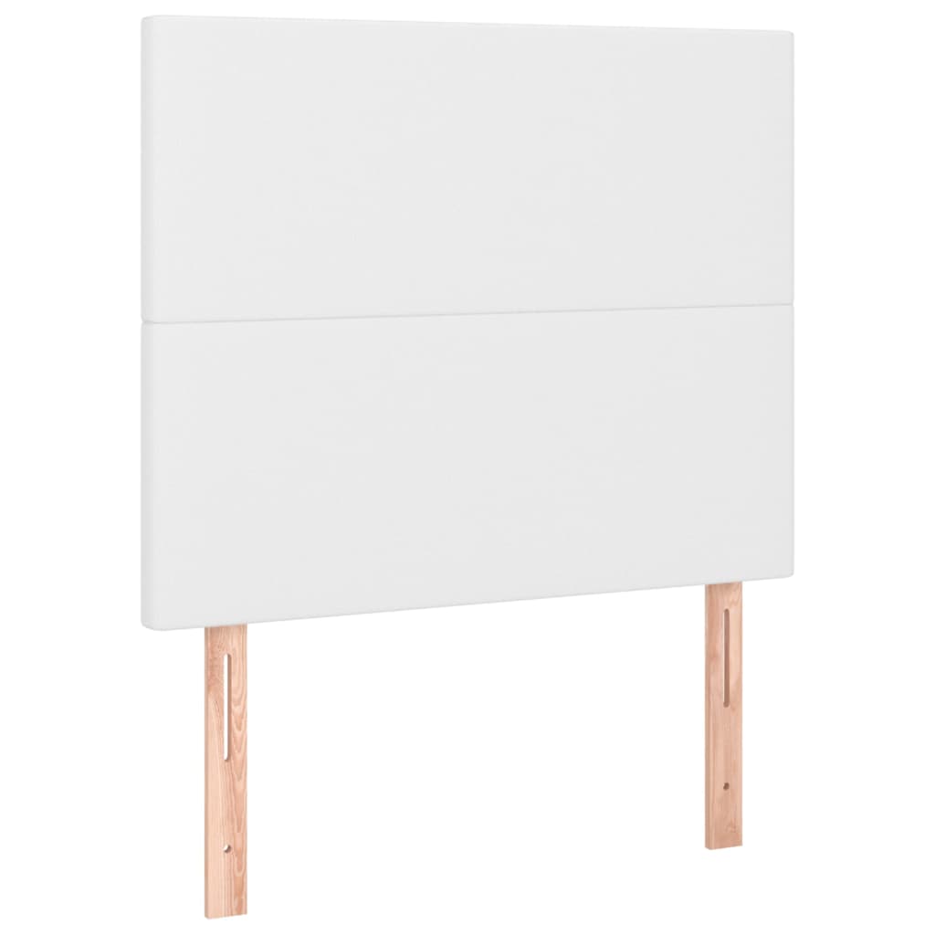 Hoofdbord LED 90x5x118/128 cm kunstleer wit Hoofdborden en voetborden | Creëer jouw Trendy Thuis | Gratis bezorgd & Retour | Trendy.nl