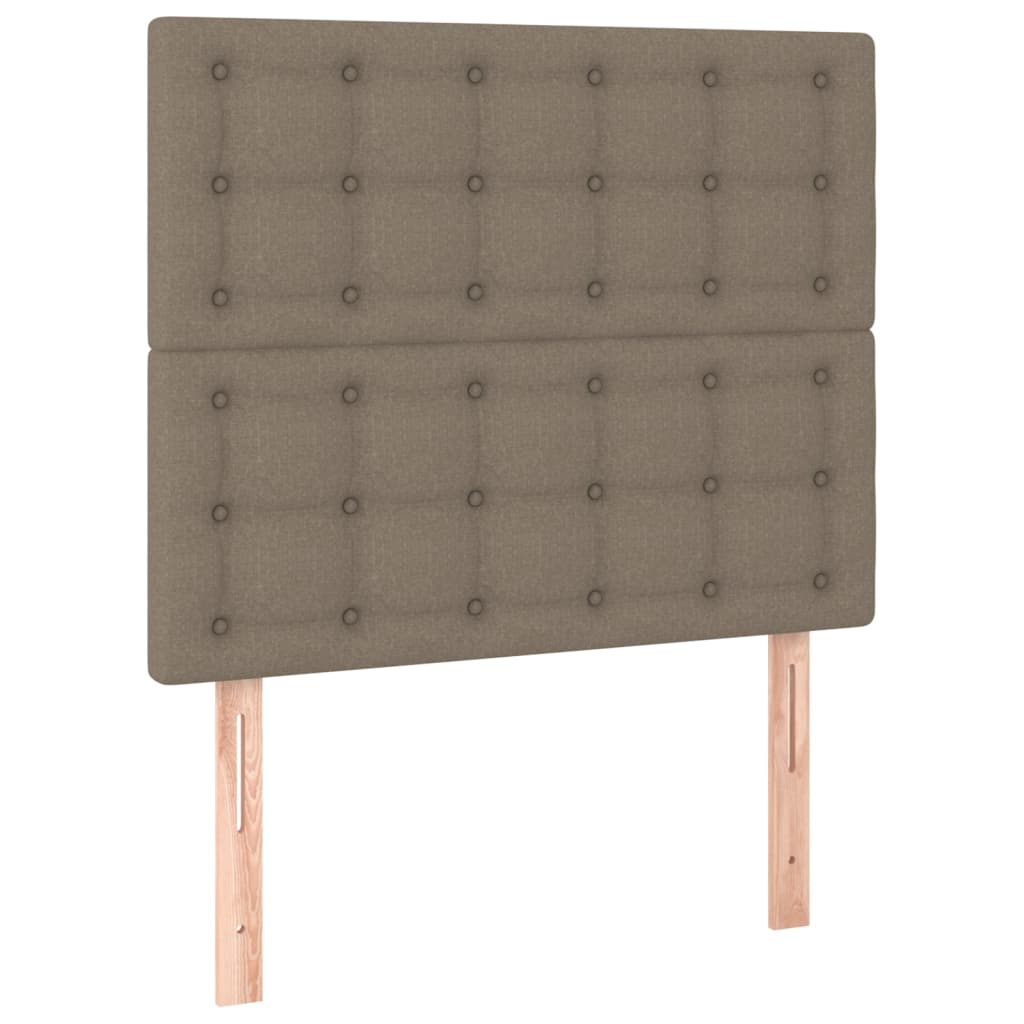 Hoofdbord LED 90x5x118/128 cm stof taupe Hoofdborden en voetborden | Creëer jouw Trendy Thuis | Gratis bezorgd & Retour | Trendy.nl