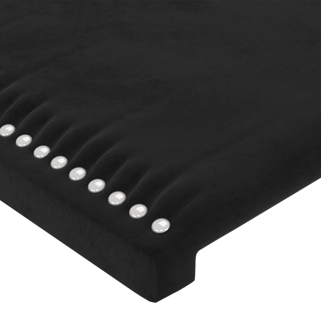 Hoofdbord LED 147x16x78/88 cm fluweel zwart Hoofdborden en voetborden | Creëer jouw Trendy Thuis | Gratis bezorgd & Retour | Trendy.nl
