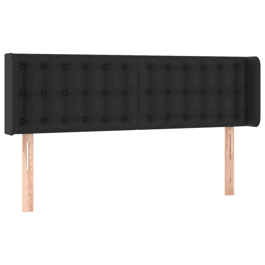 Hoofdbord LED 147x16x78/88 cm kunstleer zwart Hoofdborden en voetborden | Creëer jouw Trendy Thuis | Gratis bezorgd & Retour | Trendy.nl