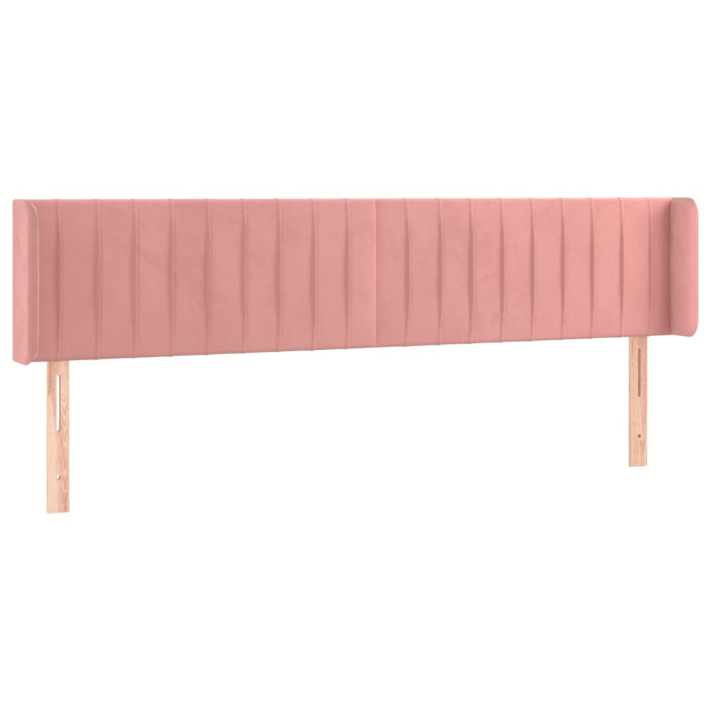 Hoofdbord LED 183x16x78/88 cm fluweel roze Hoofdborden en voetborden | Creëer jouw Trendy Thuis | Gratis bezorgd & Retour | Trendy.nl