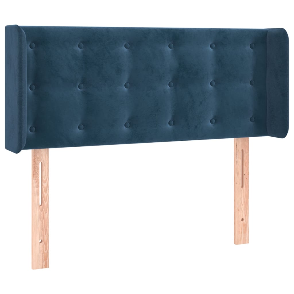 Hoofdbord LED 103x16x78/88 cm fluweel donkerblauw Hoofdborden en voetborden | Creëer jouw Trendy Thuis | Gratis bezorgd & Retour | Trendy.nl