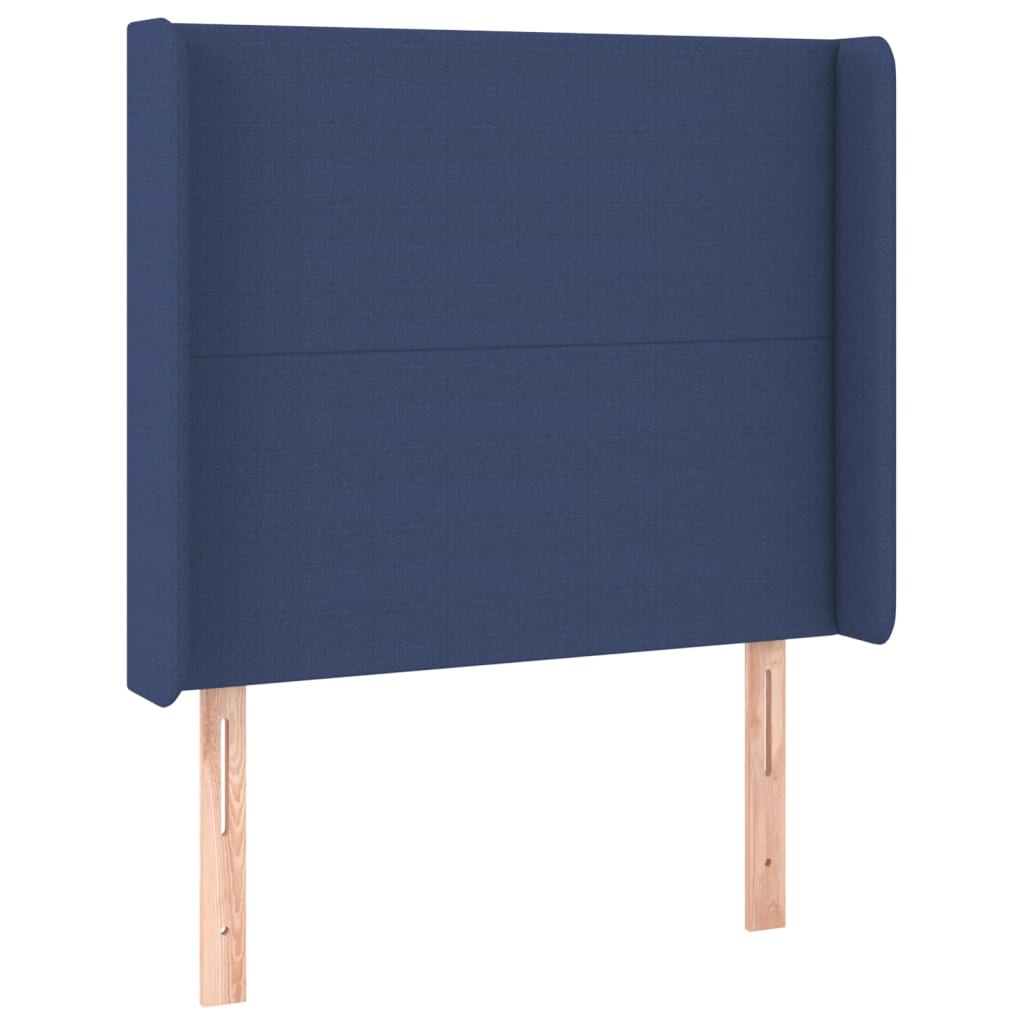 Hoofdbord LED 83x16x118/128 cm stof blauw Hoofdborden en voetborden | Creëer jouw Trendy Thuis | Gratis bezorgd & Retour | Trendy.nl