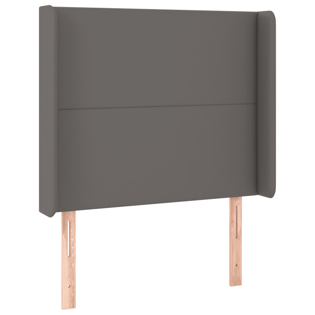 Hoofdbord LED 83x16x118/128 cm kunstleer grijs Hoofdborden en voetborden | Creëer jouw Trendy Thuis | Gratis bezorgd & Retour | Trendy.nl