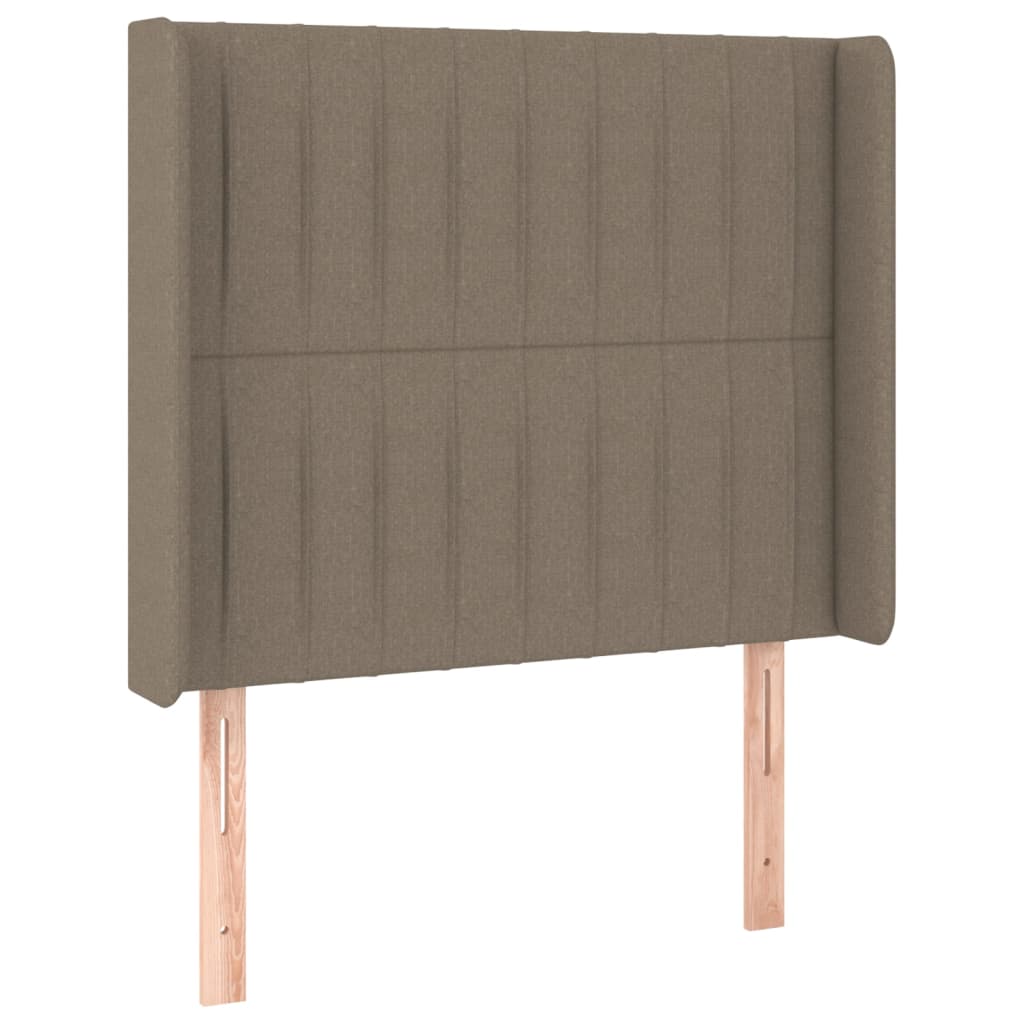 Hoofdbord LED 93x16x118/128 cm stof taupe Hoofdborden en voetborden | Creëer jouw Trendy Thuis | Gratis bezorgd & Retour | Trendy.nl