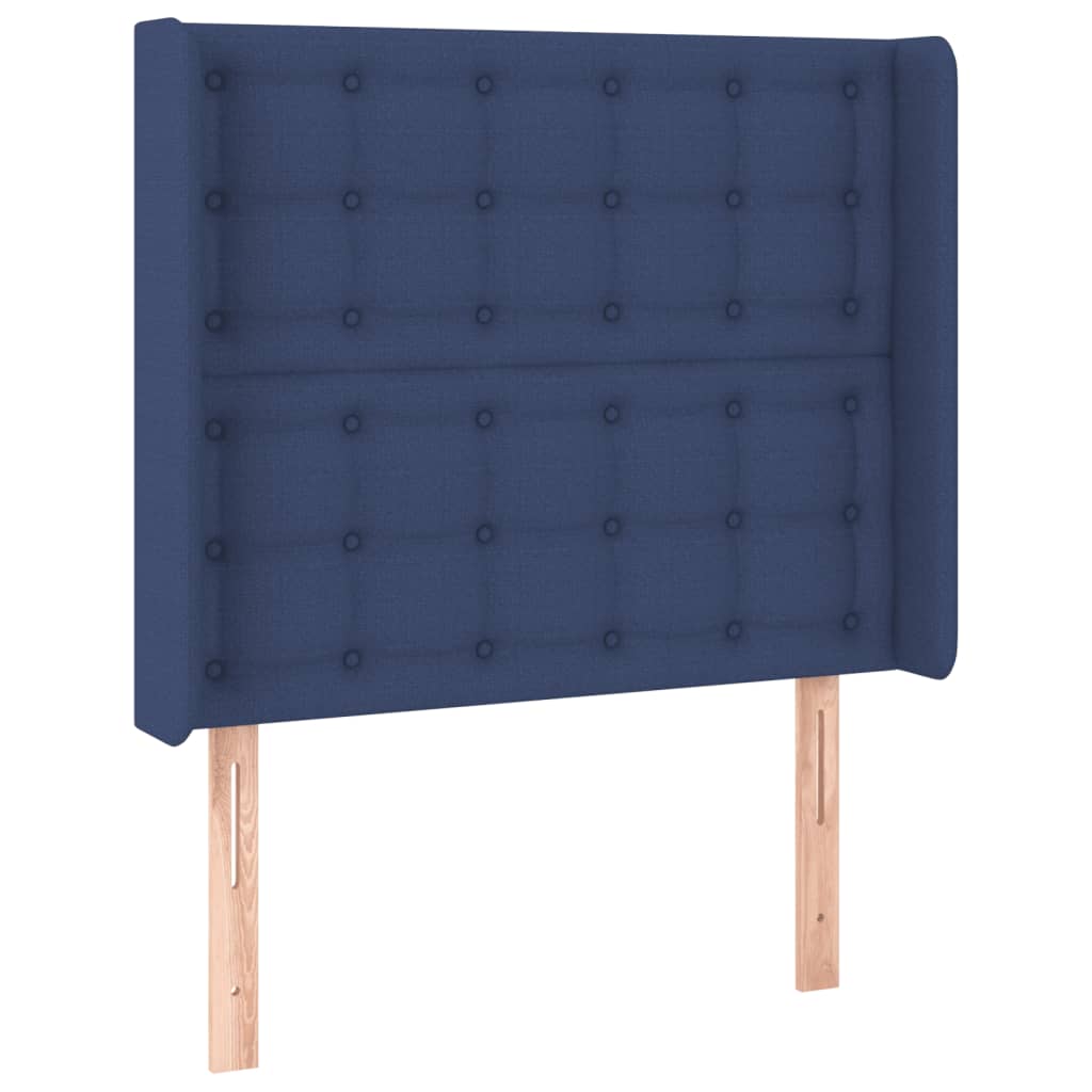 Hoofdbord LED 103x16x118/128 cm stof blauw Hoofdborden en voetborden | Creëer jouw Trendy Thuis | Gratis bezorgd & Retour | Trendy.nl