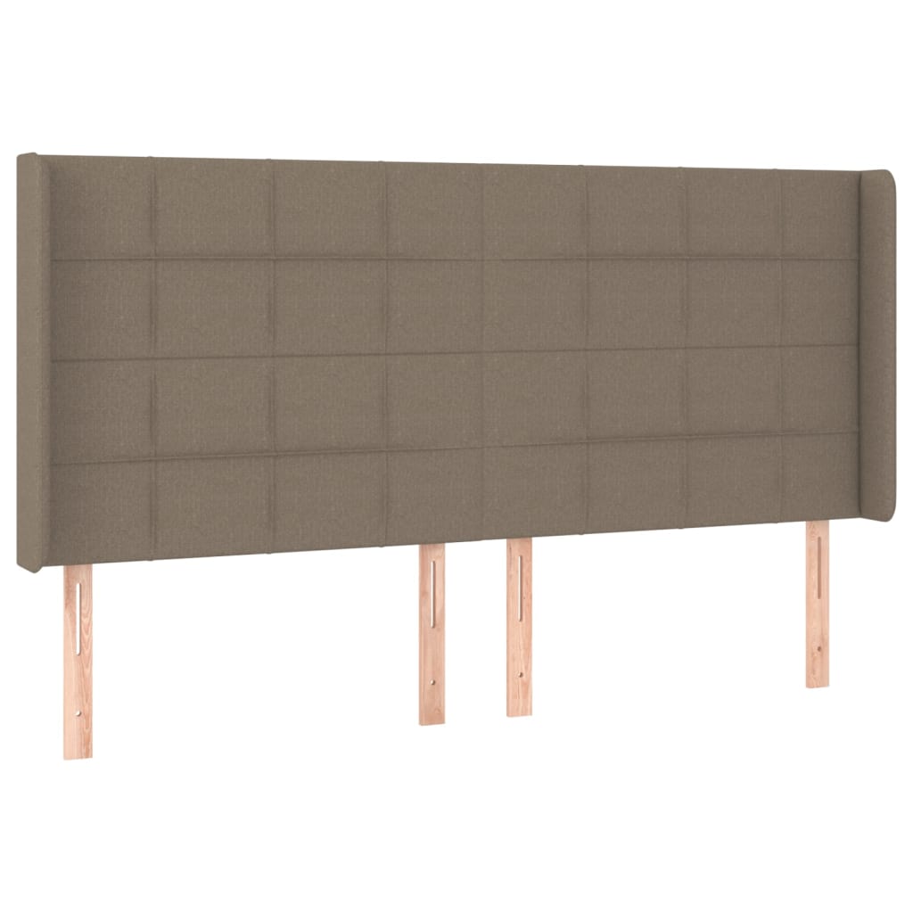 Boxspring met matras en LED stof taupe 180x200 cm Bedden & bedframes | Creëer jouw Trendy Thuis | Gratis bezorgd & Retour | Trendy.nl