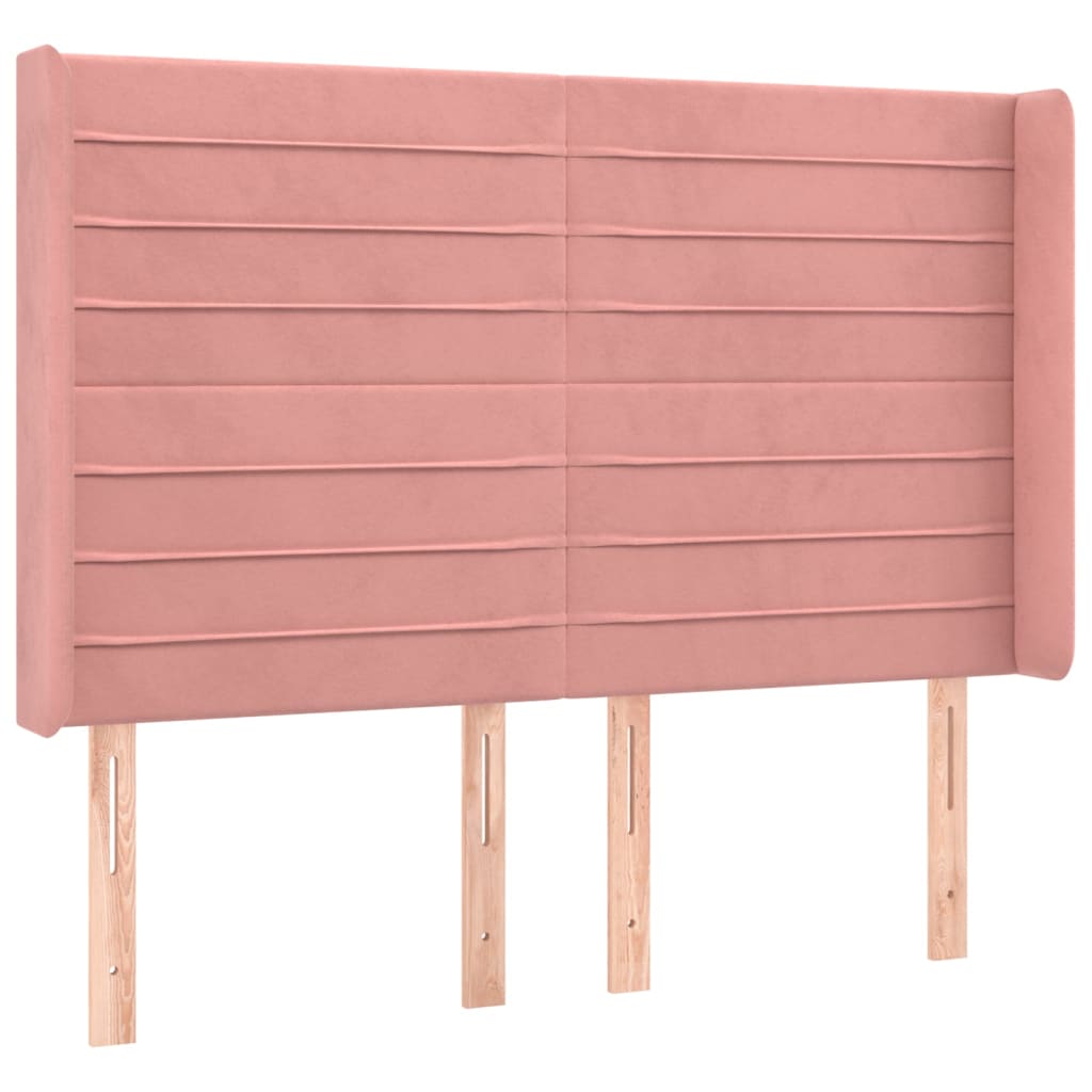 Boxspring met matras en LED fluweel roze 140x190 cm Bedden & bedframes | Creëer jouw Trendy Thuis | Gratis bezorgd & Retour | Trendy.nl