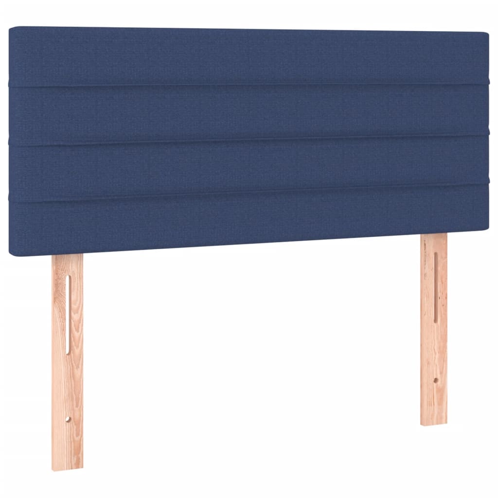 Boxspring met matras en LED stof blauw 120x200 cm Bedden & bedframes | Creëer jouw Trendy Thuis | Gratis bezorgd & Retour | Trendy.nl