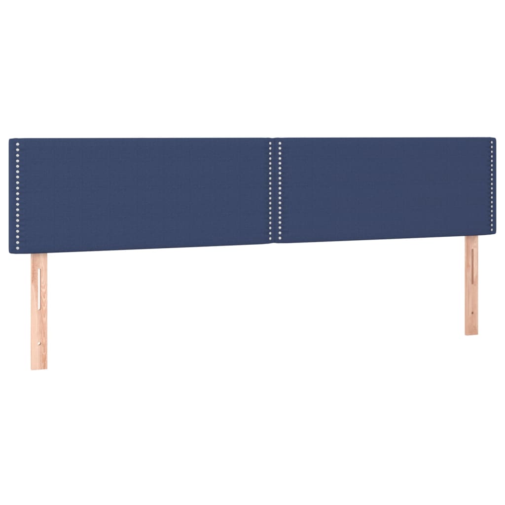 Boxspring met matras en LED stof blauw 160x200 cm Bedden & bedframes | Creëer jouw Trendy Thuis | Gratis bezorgd & Retour | Trendy.nl