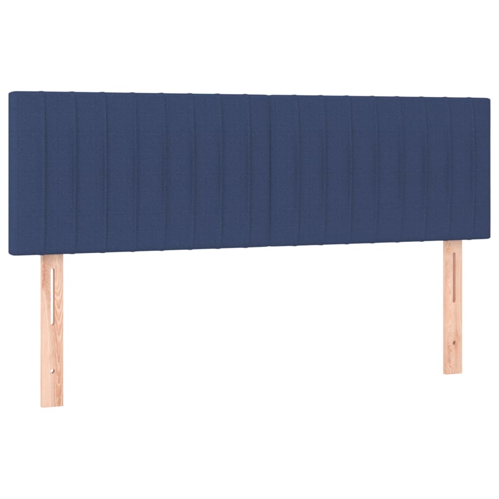 Boxspring met matras en LED stof blauw 140x190 cm Bedden & bedframes | Creëer jouw Trendy Thuis | Gratis bezorgd & Retour | Trendy.nl