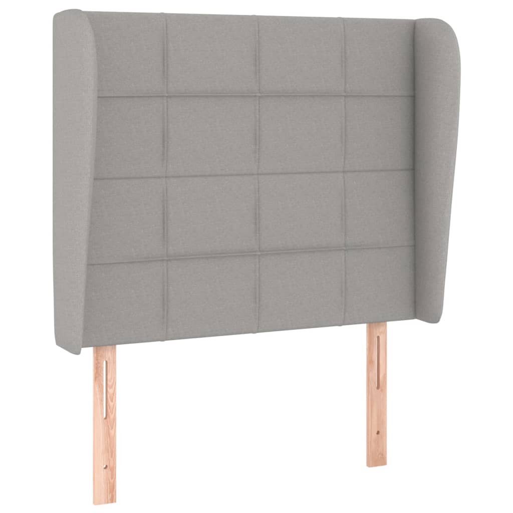 Boxspring met matras stof lichtgrijs 90x190 cm Bedden & bedframes | Creëer jouw Trendy Thuis | Gratis bezorgd & Retour | Trendy.nl