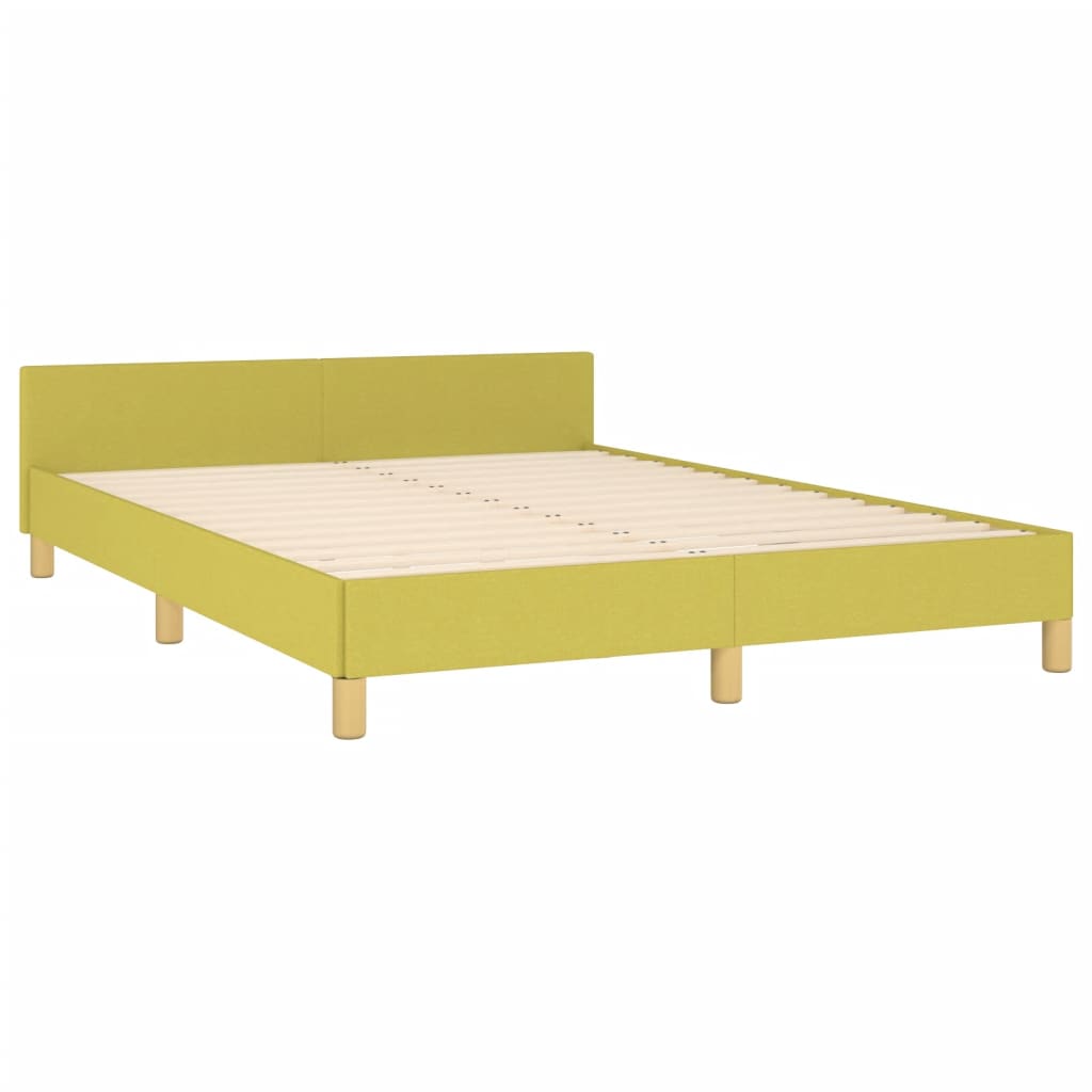 Bedframe zonder matras 140x200 cm stof groen