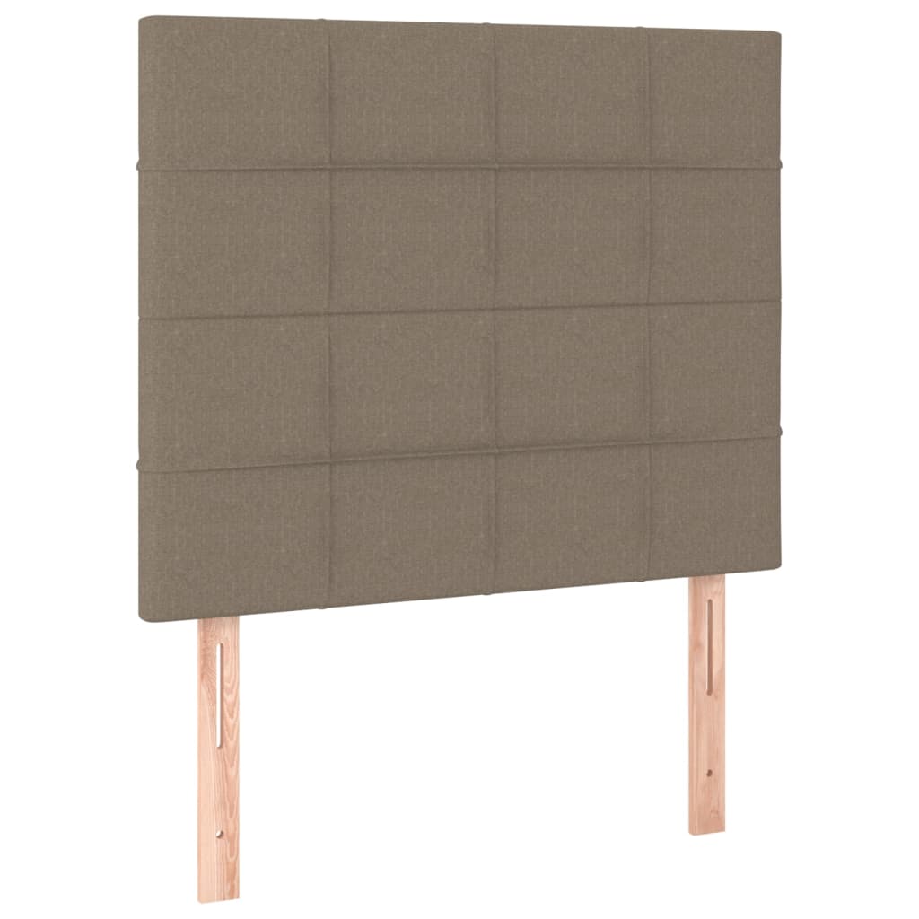 Bedframe zonder matras 90x190 cm stof taupe