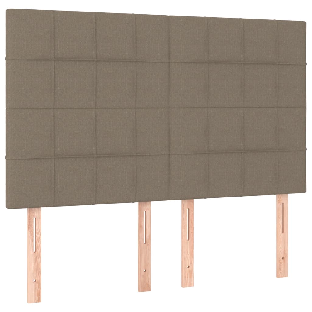 Bedframe zonder matras stof taupe 140x190 cm