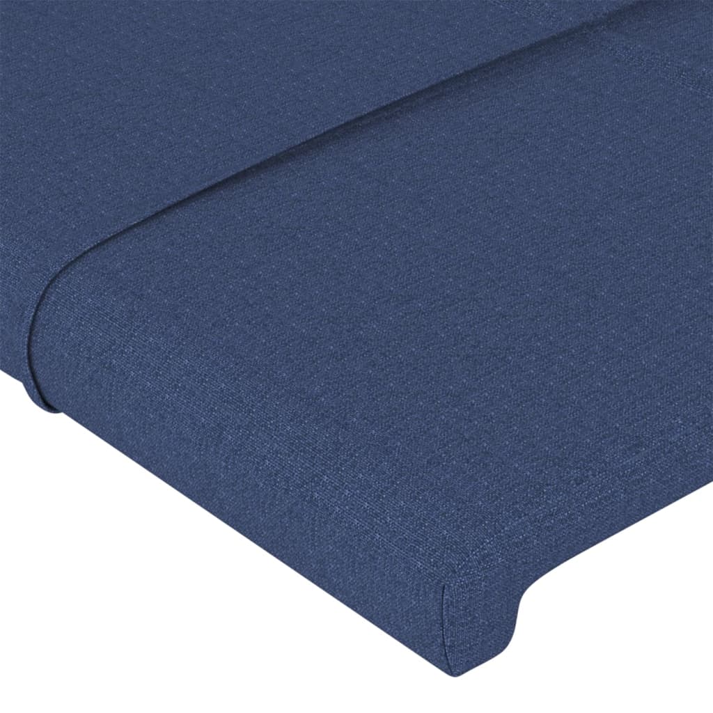 Bedframe zonder matras stof blauw 140x190 cm