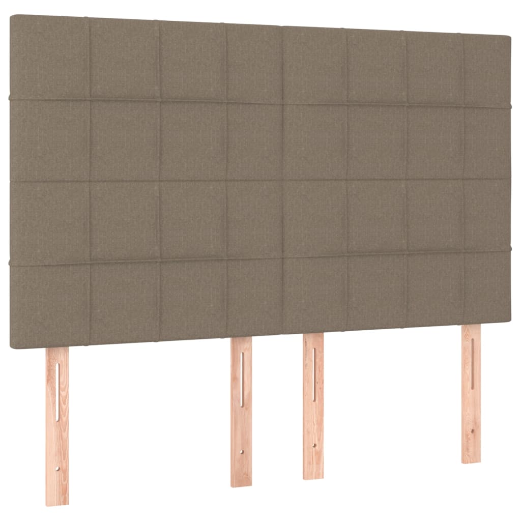 Bedframe zonder matras stof taupe 140x200 cm