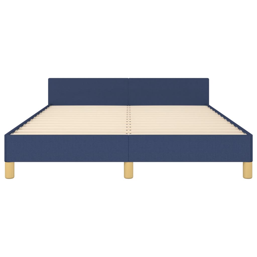 Bedframe zonder matras stof blauw 140x200 cm