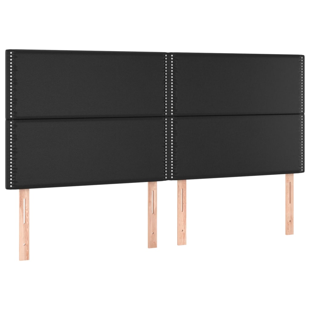 Bedframe met hoofdbord kunstleer zwart 180x200 cm Bedden & bedframes | Creëer jouw Trendy Thuis | Gratis bezorgd & Retour | Trendy.nl