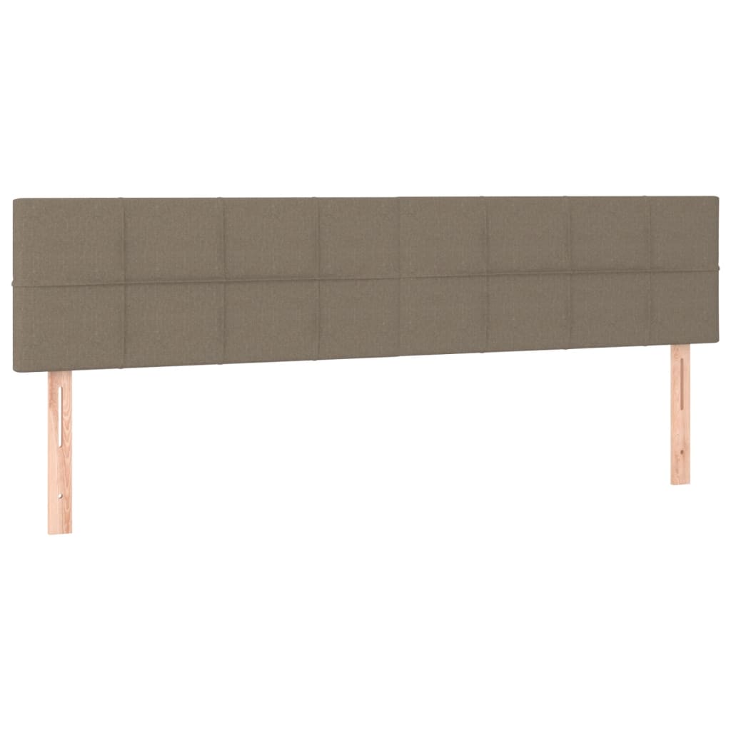 Boxspring met matras stof taupe 180x200 cm Bedden & bedframes | Creëer jouw Trendy Thuis | Gratis bezorgd & Retour | Trendy.nl