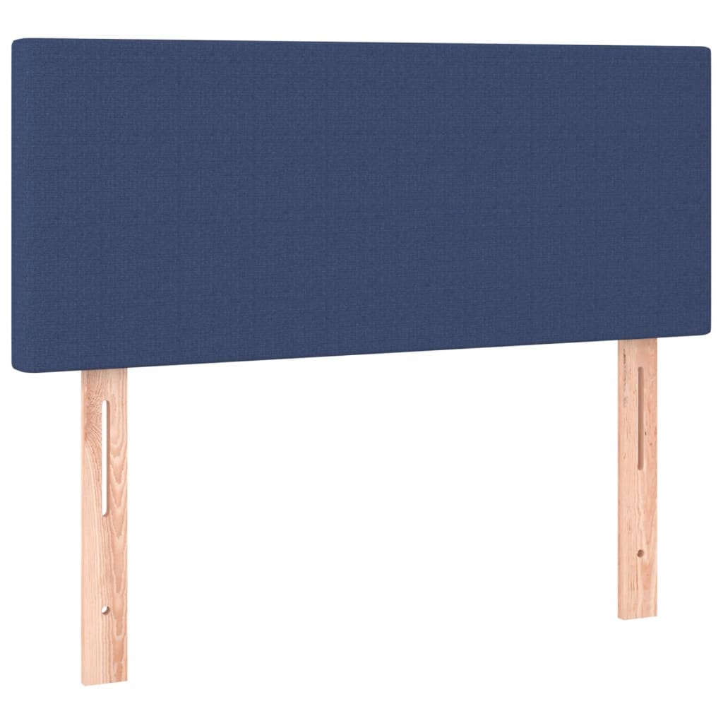 Boxspring met matras stof blauw 90x190 cm Bedden & bedframes | Creëer jouw Trendy Thuis | Gratis bezorgd & Retour | Trendy.nl