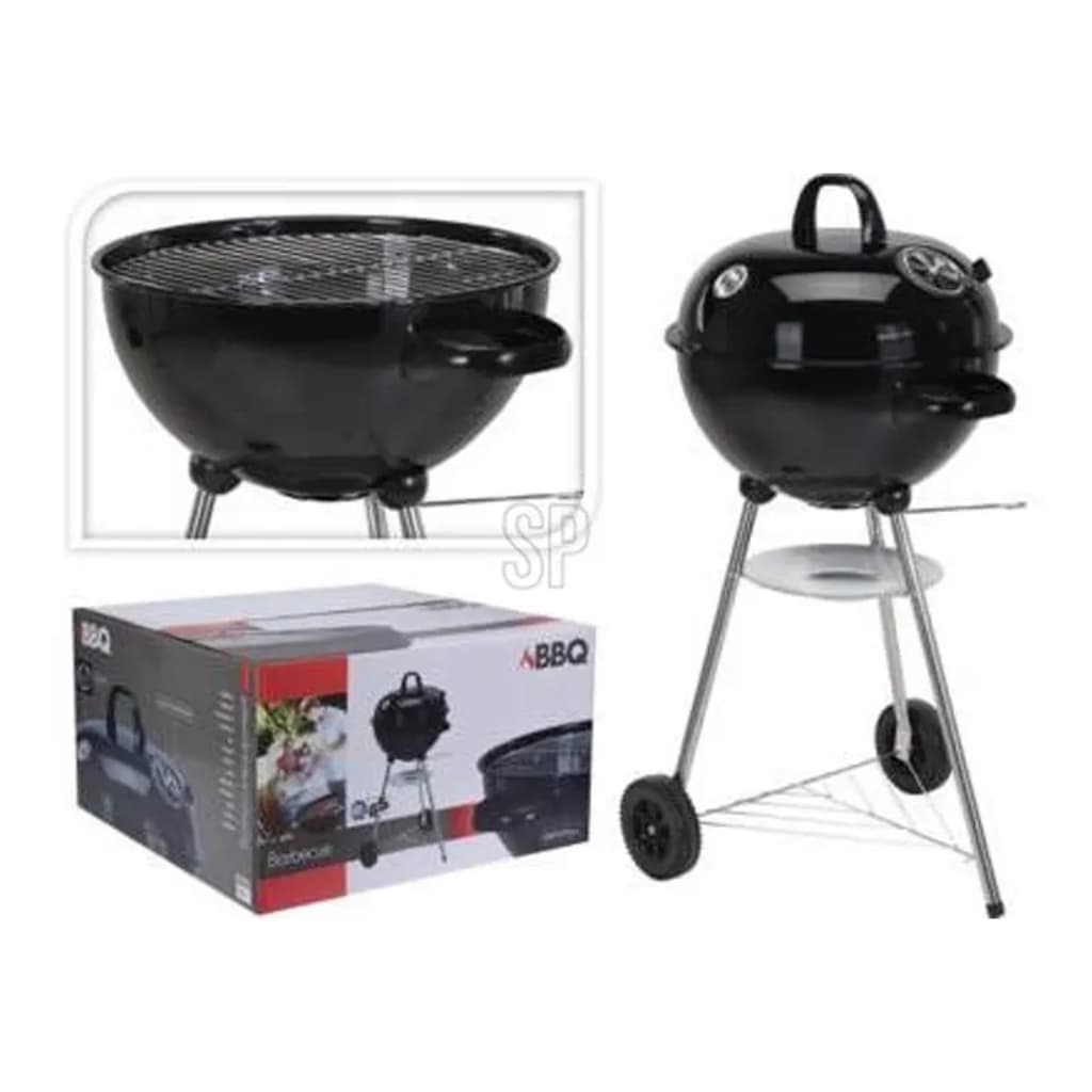 ProGarden Barbecue bolvormig zwart Barbecues | Creëer jouw Trendy Thuis | Gratis bezorgd & Retour | Trendy.nl