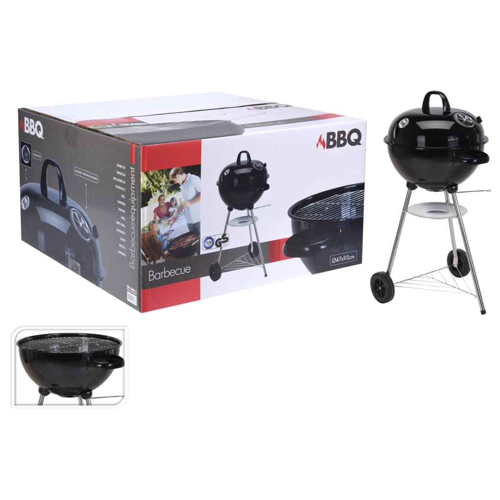 ProGarden Barbecue bolvormig zwart Barbecues | Creëer jouw Trendy Thuis | Gratis bezorgd & Retour | Trendy.nl