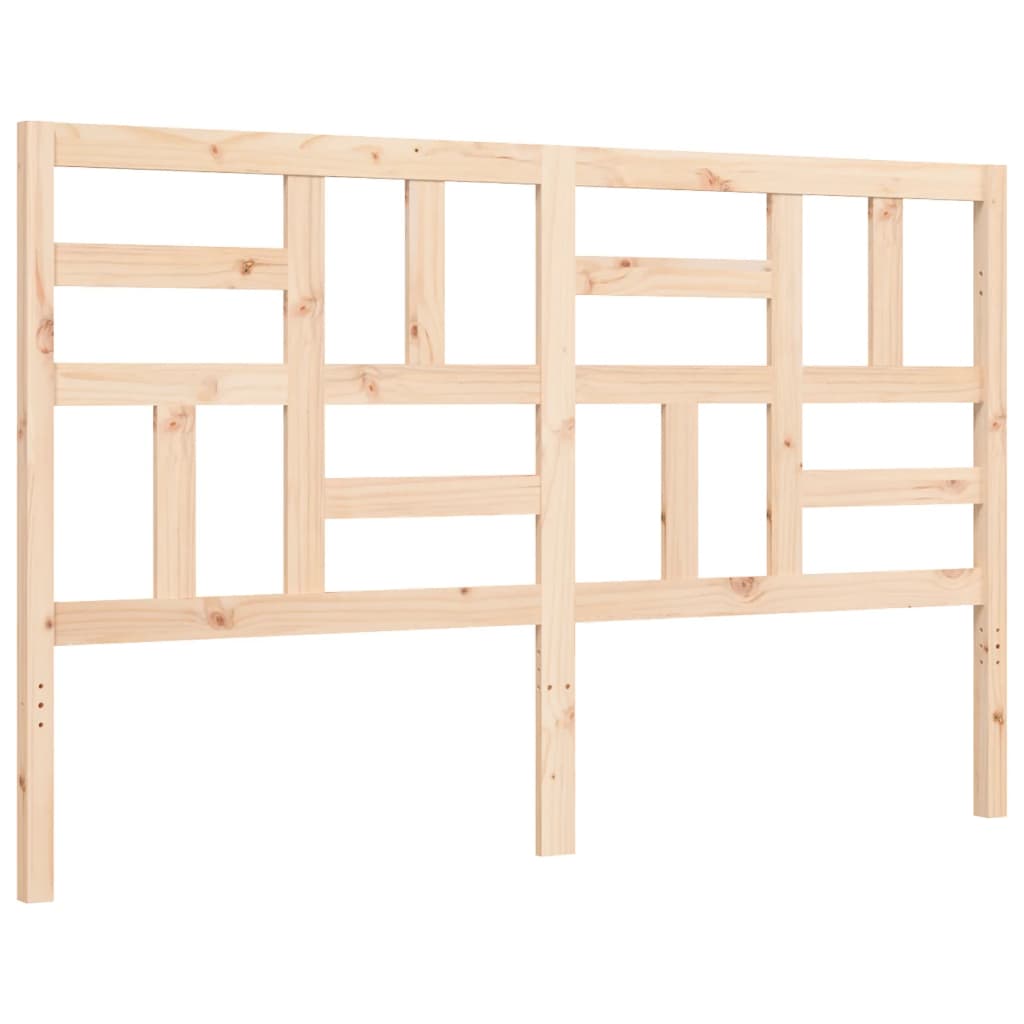 Bedframe met hoofdbord massief hout Bedden & bedframes | Creëer jouw Trendy Thuis | Gratis bezorgd & Retour | Trendy.nl