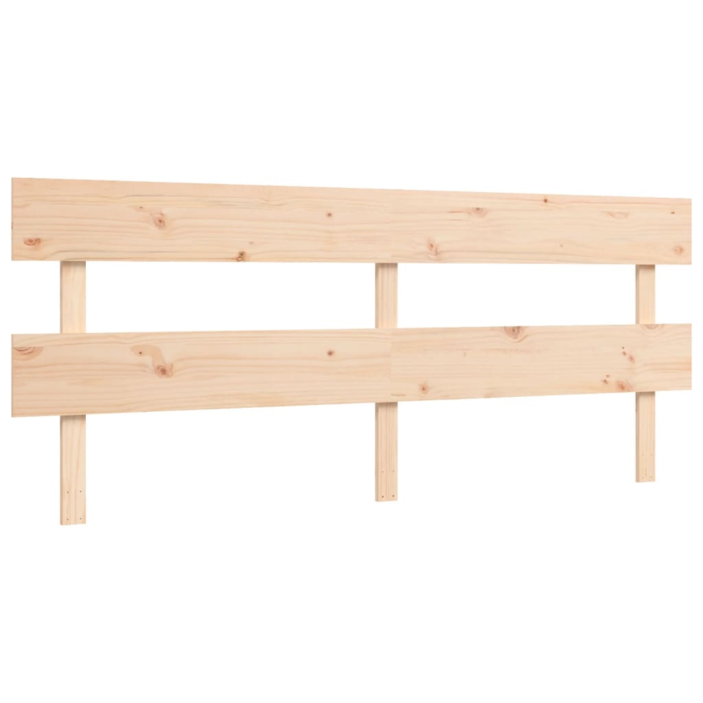 Bedframe met hoofdbord massief hout Bedden & bedframes | Creëer jouw Trendy Thuis | Gratis bezorgd & Retour | Trendy.nl