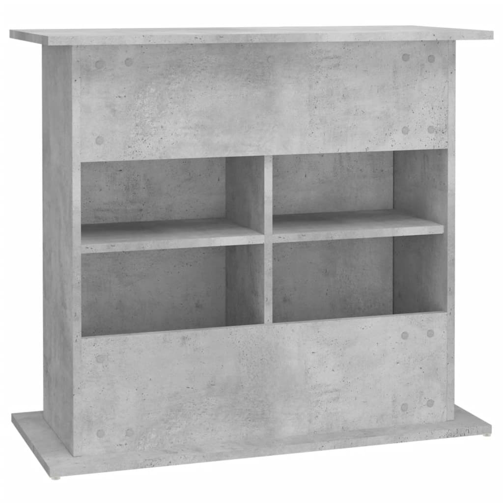 Aquariumstandaard 81x36x73 cm bewerkt hout betongrijs Aquariummeubels | Creëer jouw Trendy Thuis | Gratis bezorgd & Retour | Trendy.nl