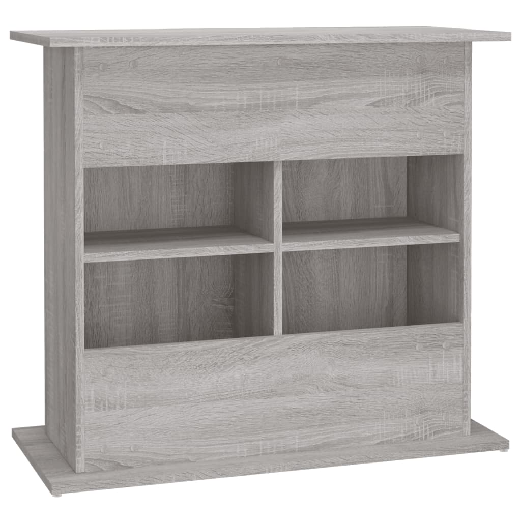 Aquariumstandaard 81x36x73 cm bewerkt hout grijs sonoma eiken Aquariummeubels | Creëer jouw Trendy Thuis | Gratis bezorgd & Retour | Trendy.nl